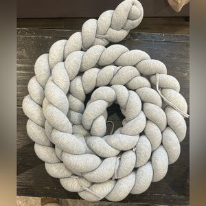 Juju & jake braided crib bumpers.